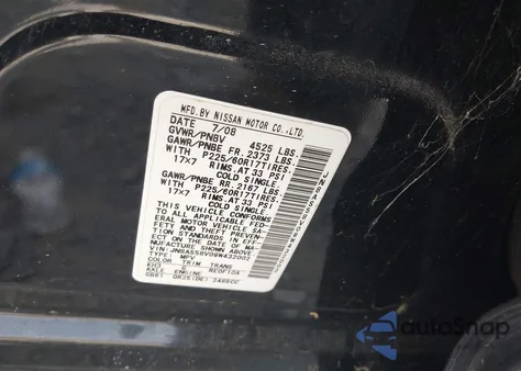 2009 Nissan Rogue Sl z USA, uszkodzony, nr VIN JN8AS58V09W432002